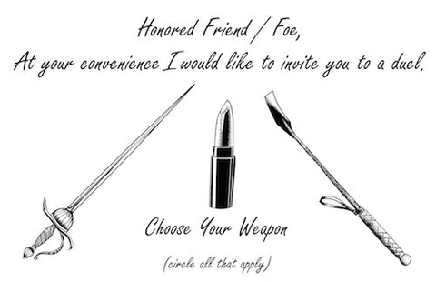 Deadly lines; how to chat up people the Victorian way.