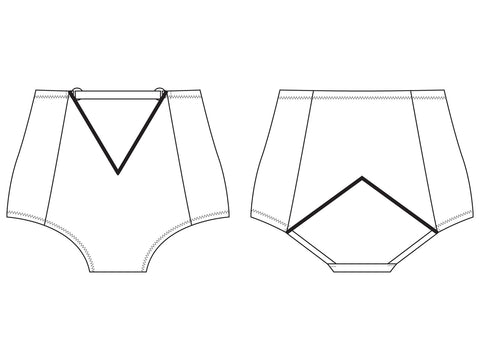 Lou Watson Eris High Waist Knicker Pattern PDF Download