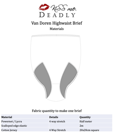 KMD Retro Classics High Waist Knicker Pattern